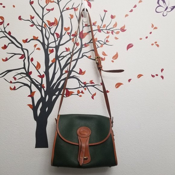 Dooney & Bourke Handbags - Vintage Early 90s Dooney & Bourke Hunter Green Bag